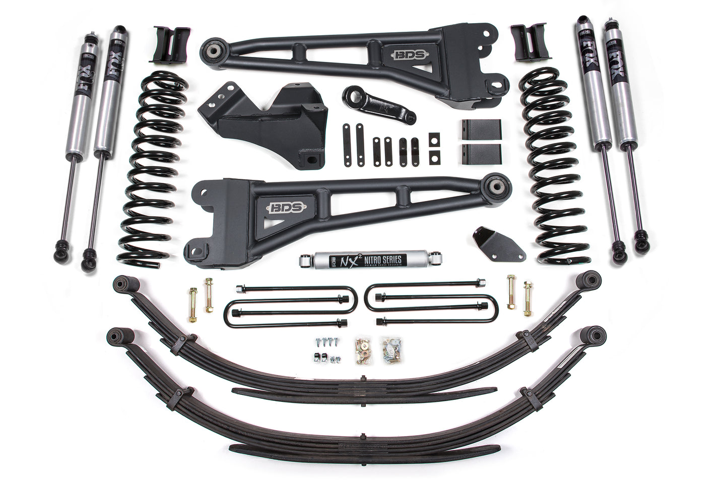 BDS SUSPENSION 4 Inch Lift Kit W/ Radius Arm - Ford F250/F350 Super Duty (08-10) 4WD - Gas BDS1942FS