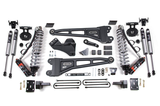 BDS SUSPENSION 6 Inch Lift Kit W/ Radius Arm - FOX 2.5 Performance Elite Coil-Over Conversion - Ford F250/F350 Super Duty (05-07) 4WD - Diesel BDS1945FPE