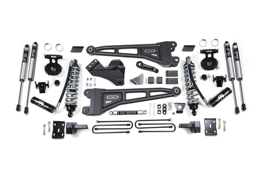 BDS SUSPENSION 6 Inch Lift Kit W/ Radius Arm - FOX 2.5 Coil-Over Conversion - Ford F250/F350 Super Duty (05-07) 4WD - Diesel BDS1943F