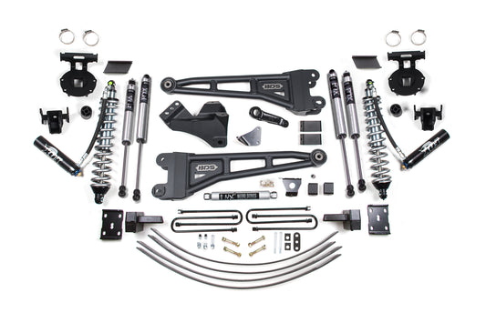 BDS SUSPENSION 6 Inch Lift Kit W/ Radius Arm - FOX 2.5 Coil-Over Conversion - Ford F250/F350 Super Duty (05-07) 4WD - Diesel BDS1946FDSC