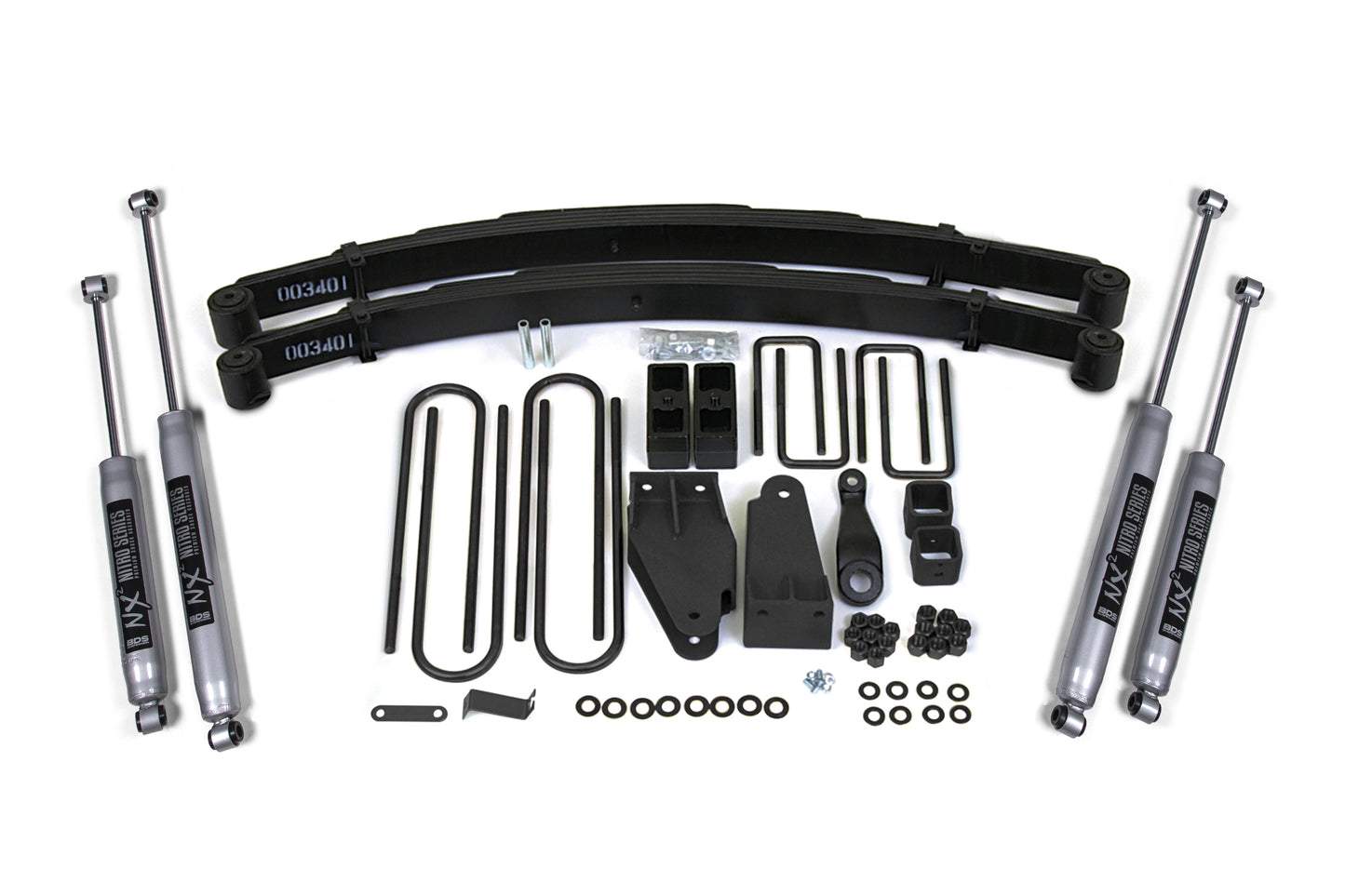BDS SUSPENSION 4 Inch Lift Kit - Ford F250 TTB (87-96) 4WD BDS306H
