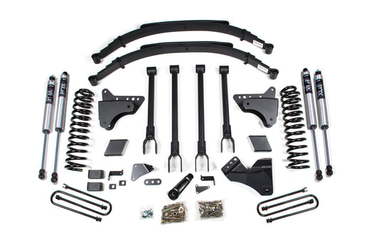 BDS SUSPENSION 6 Inch Lift Kit W/ 4-Link - Ford F250/F350 Super Duty (05-07) 4WD - Diesel BDS358FS