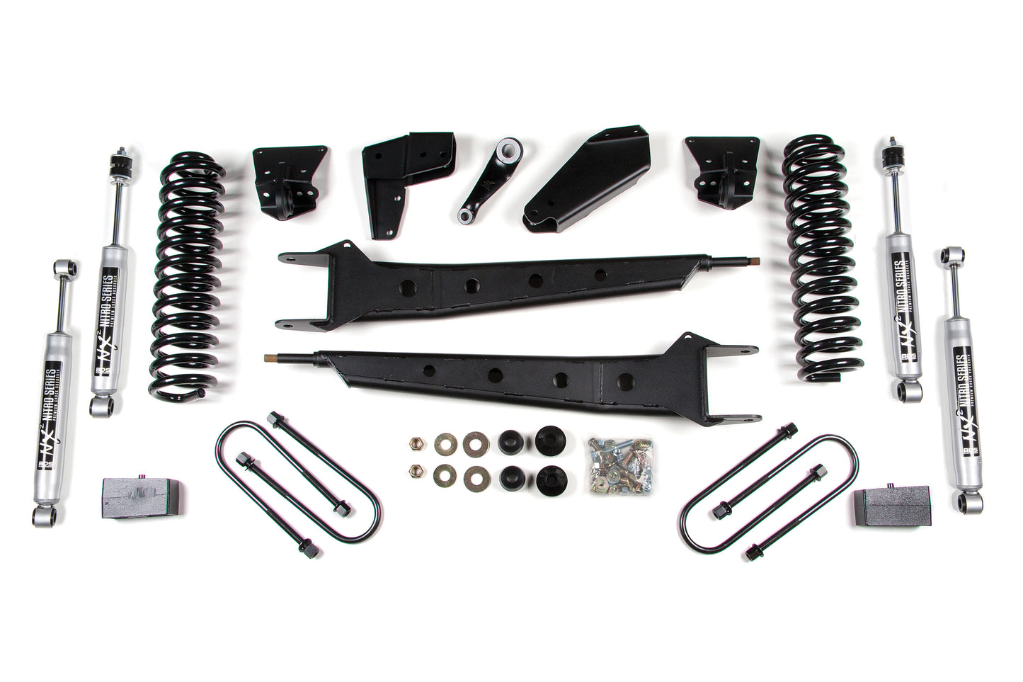 BDS SUSPENSION 4 Inch Lift Kit W/ Radius Arm - Ford F100/F150 (80-96) 4WD BDS502H
