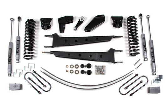 BDS SUSPENSION 4 Inch Lift Kit W/ Radius Arm - Ford F150/Bronco (80-96) 4WD BDS363H