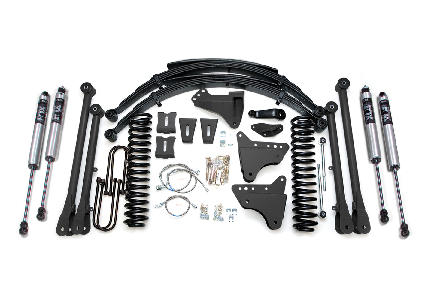 BDS SUSPENSION 8 Inch Lift Kit W/ 4-Link - Ford F250/F350 Super Duty (05-07) 4WD - Diesel BDS530FS
