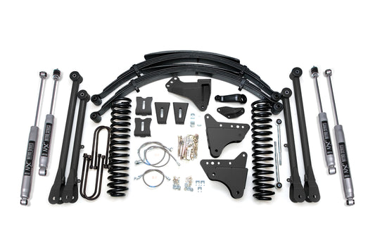 BDS SUSPENSION 8 Inch Lift Kit W/ 4-Link - Ford F250/F350 Super Duty (05-07) 4WD - Gas BDS531H