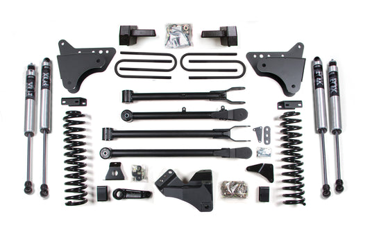 BDS SUSPENSION 6 Inch Lift Kit W/ 4-Link - Ford F250/F350 Super Duty (08-10) 4WD - Gas BDS564FS