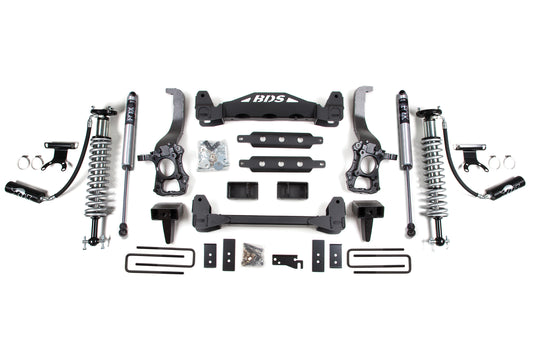 BDS SUSPENSION 6 Inch Lift Kit - FOX 2.5 Coil-Over - Ford F150 (09-13) 2WD BDS577F