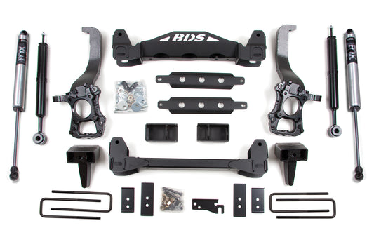 BDS SUSPENSION 6 Inch Lift Kit - Ford F150 (15-20) 2WD BDS1522FS
