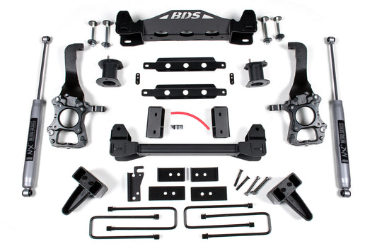 BDS SUSPENSION 6 Inch Lift Kit - Ford F150 (15-20) 2WD BDS1522H