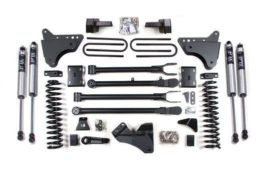 BDS SUSPENSION 4 Inch Lift Kit W/ 4-Link - Ford F250/F350 Super Duty (11-16) 4WD - Gas BDS580FS