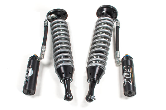 BDS SUSPENSION FOX 2.5 Coil-Over Shocks W/ DSC Reservoir Adjuster - 0-3 Inch Lift - Factory Series - Toyota Tundra (07-21) With UCA FOX88006947