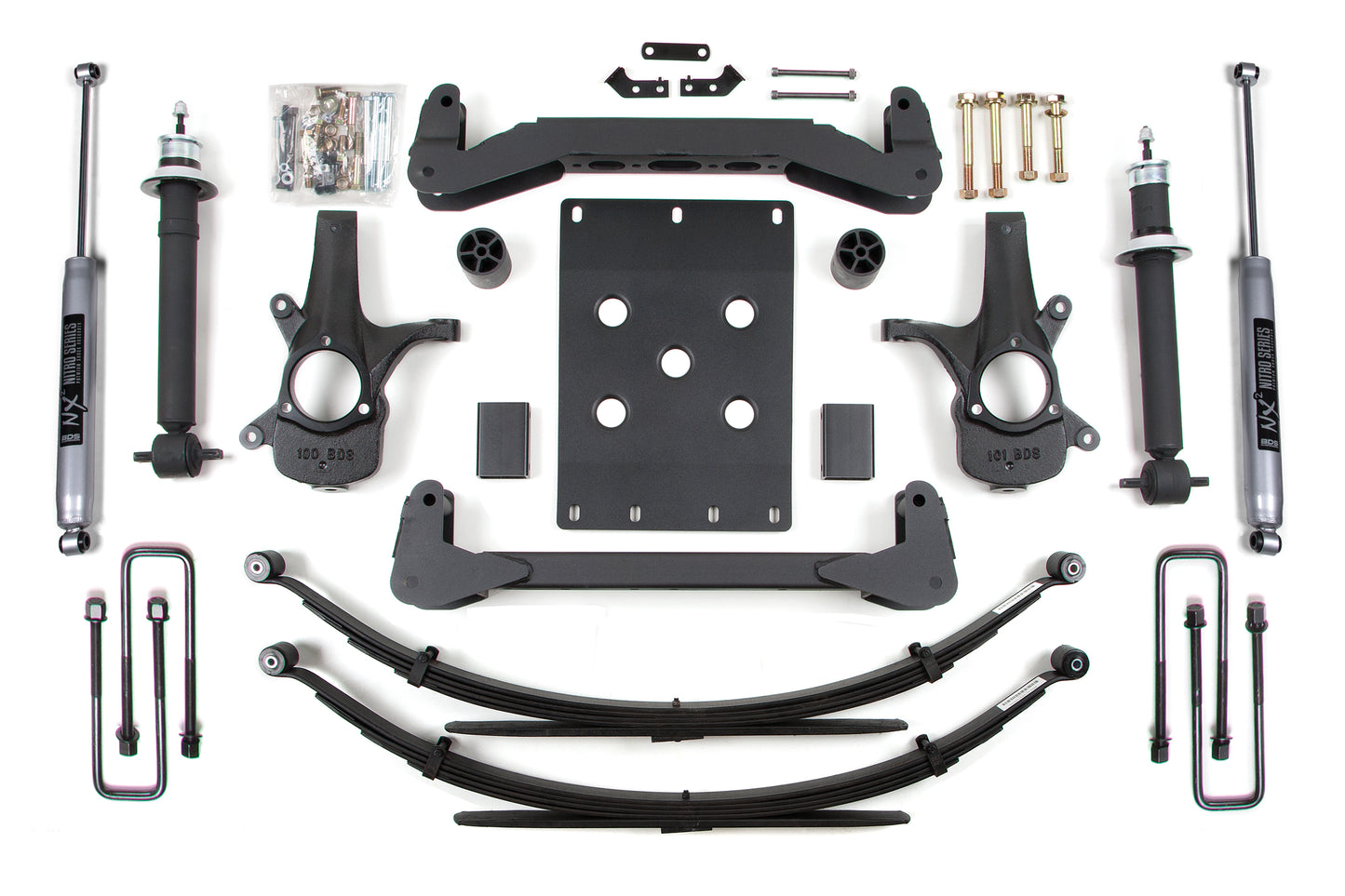 BDS SUSPENSION 6 Inch Lift Kit - Chevy Silverado Or GMC Sierra 1500 (07-13) 2WD BDS175H