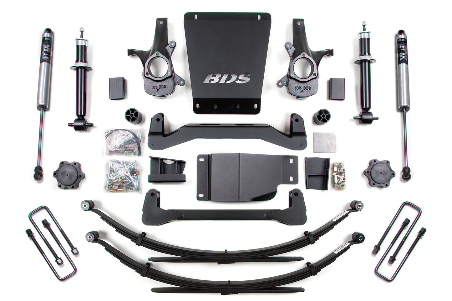 BDS SUSPENSION 6 Inch Lift Kit - Chevy Silverado Or GMC Sierra 1500 (07-13) 4WD BDS177FS