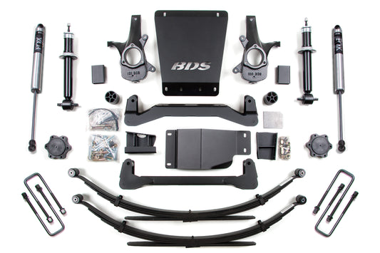 BDS SUSPENSION 6 Inch Lift Kit - Chevy Silverado Or GMC Sierra 1500 (07-13) 4WD BDS177FS