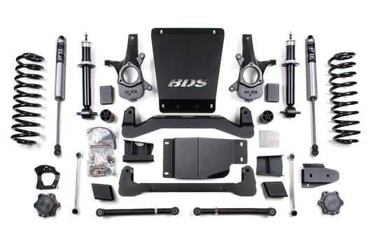 BDS SUSPENSION 6 Inch Lift Kit - Chevy/GMC Avalanche- Surburban- Tahoe- Or Yukon 1500 (07-14) 4WD BDS178FS