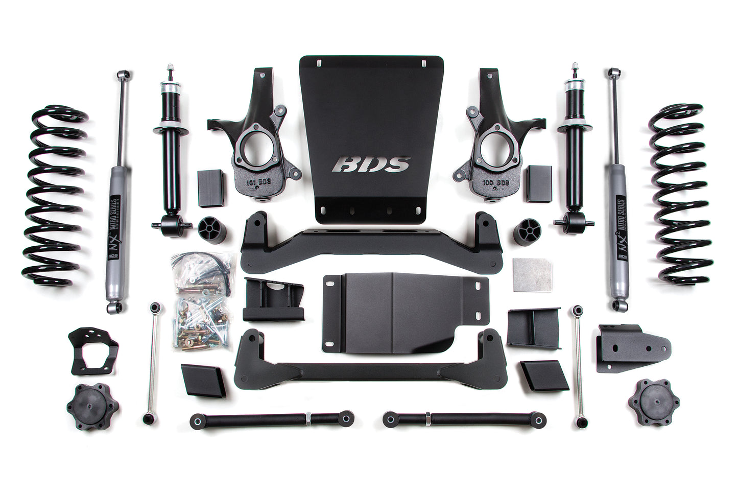 BDS SUSPENSION 6 Inch Lift Kit - Chevy/GMC Avalanche- Surburban- Tahoe- Or Yukon 1500 (07-14) 4WD BDS178H