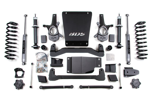 BDS SUSPENSION 6 Inch Lift Kit - Chevy/GMC Avalanche- Surburban- Tahoe- Or Yukon 1500 (07-14) 4WD BDS178H