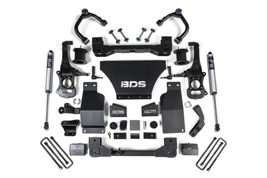 BDS SUSPENSION 4 Inch Lift Kit - Chevy Silverado Or GMC Sierra 1500 (19-24) 4WD - Gas BDS1800FS