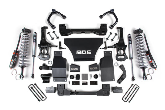 BDS SUSPENSION 6 Inch Lift Kit - FOX 2.5 Coil-Over - Chevy Silverado Or GMC Sierra 1500 (19-22) 4WD - Gas BDS1801FDSC