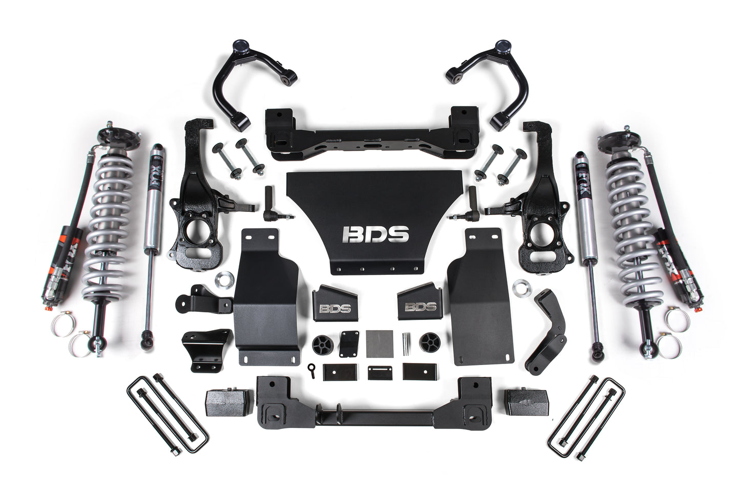 BDS SUSPENSION 4 Inch Lift Kit - FOX 2.5 Performance Elite Coil-Over - Chevy Trail Boss Or GMC AT4 1500 (19-24) 4WD - Gas BDS1805FPE
