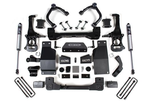 BDS SUSPENSION 4 Inch Lift Kit - Chevy Silverado Or GMC Sierra 1500 (19-24) 4WD - Diesel BDS1802FS