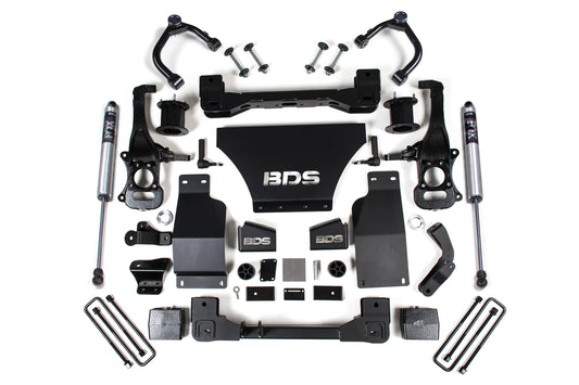 BDS SUSPENSION 4 Inch Lift Kit - Chevy Trail Boss Or GMC AT4 1500 (19-24) 4WD - Gas BDS1805FS