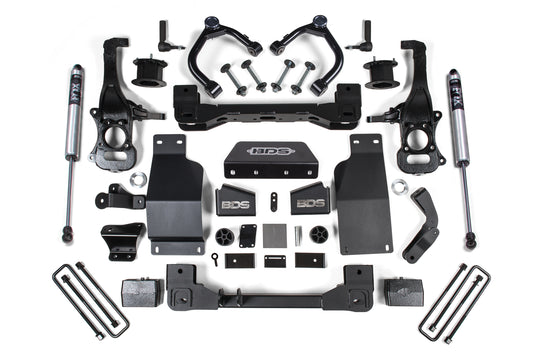 BDS SUSPENSION 4 Inch Lift Kit - Chevy Trail Boss Or GMC AT4 1500 (20-24) 4WD - Diesel BDS1807FS