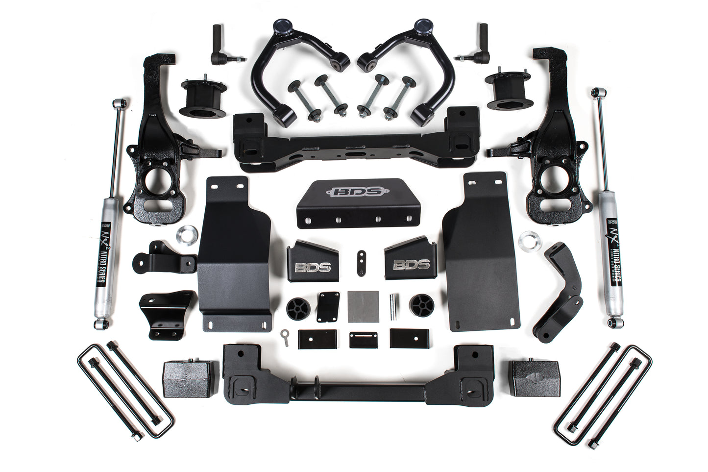 BDS SUSPENSION 4 Inch Lift Kit - Chevy Trail Boss Or GMC AT4 1500 (20-24) 4WD - Diesel BDS1807H