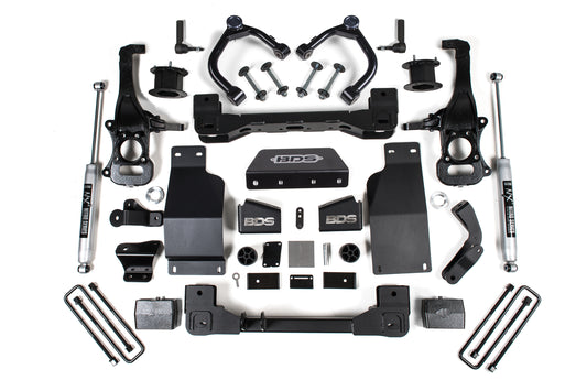 BDS SUSPENSION 4 Inch Lift Kit - Chevy Trail Boss Or GMC AT4 1500 (20-24) 4WD - Diesel BDS1807H