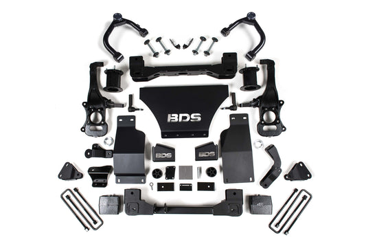 BDS SUSPENSION 6 Inch Lift Kit - Adaptive Ride Control Only - Chevy Silverado High Country Or GMC Denali 1500 (19-24) 4WD - Gas BDS1809H