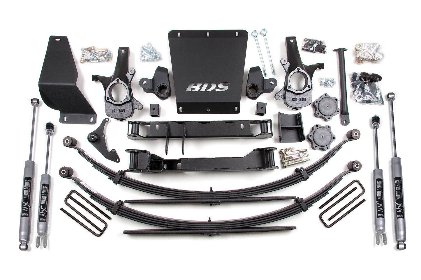 BDS SUSPENSION 6 Inch Lift Kit - Chevy Silverado Or GMC Sierra 1500 (99-06) 4WD BDS180H