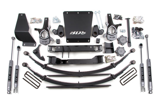 BDS SUSPENSION 6 Inch Lift Kit - Chevy Silverado Or GMC Sierra 1500 (99-06) 4WD BDS180H