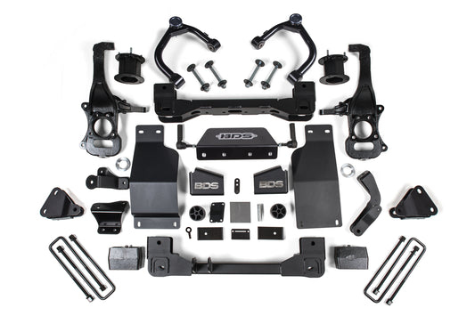 BDS SUSPENSION 4 Inch Lift Kit - Adaptive Ride Control Only - Chevy Silverado High Country Or GMC Denali 1500 (19-24) 4WD - Diesel BDS1810H