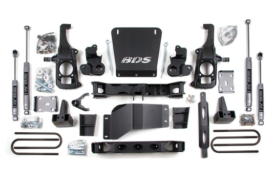 BDS SUSPENSION 6.5 Inch Lift Kit - Chevy Silverado Or GMC Sierra 2500HD/3500 (11-19) 2/4WD BDS1827H
