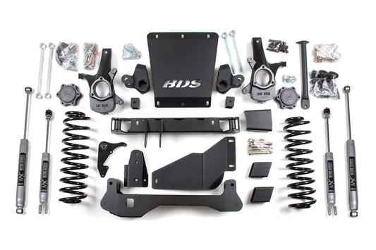 BDS SUSPENSION 6 Inch Lift Kit - Chevy/GMC Avalanche- Surburban- Tahoe- Or Yukon 1500 (00-06) 4WD BDS183H