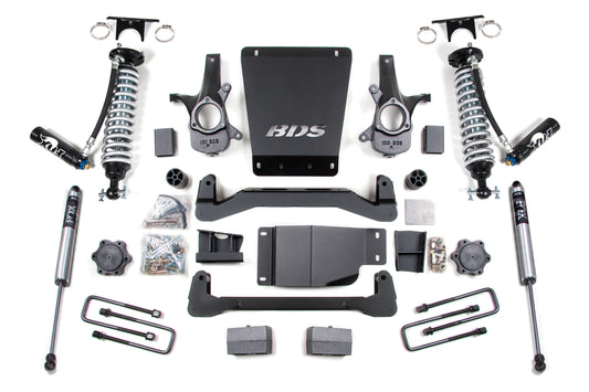 BDS SUSPENSION 4 Inch Lift Kit - FOX 2.5 Coil-Over - Chevy Silverado Or GMC Sierra 1500 (07-13) 4WD BDS184FDSC
