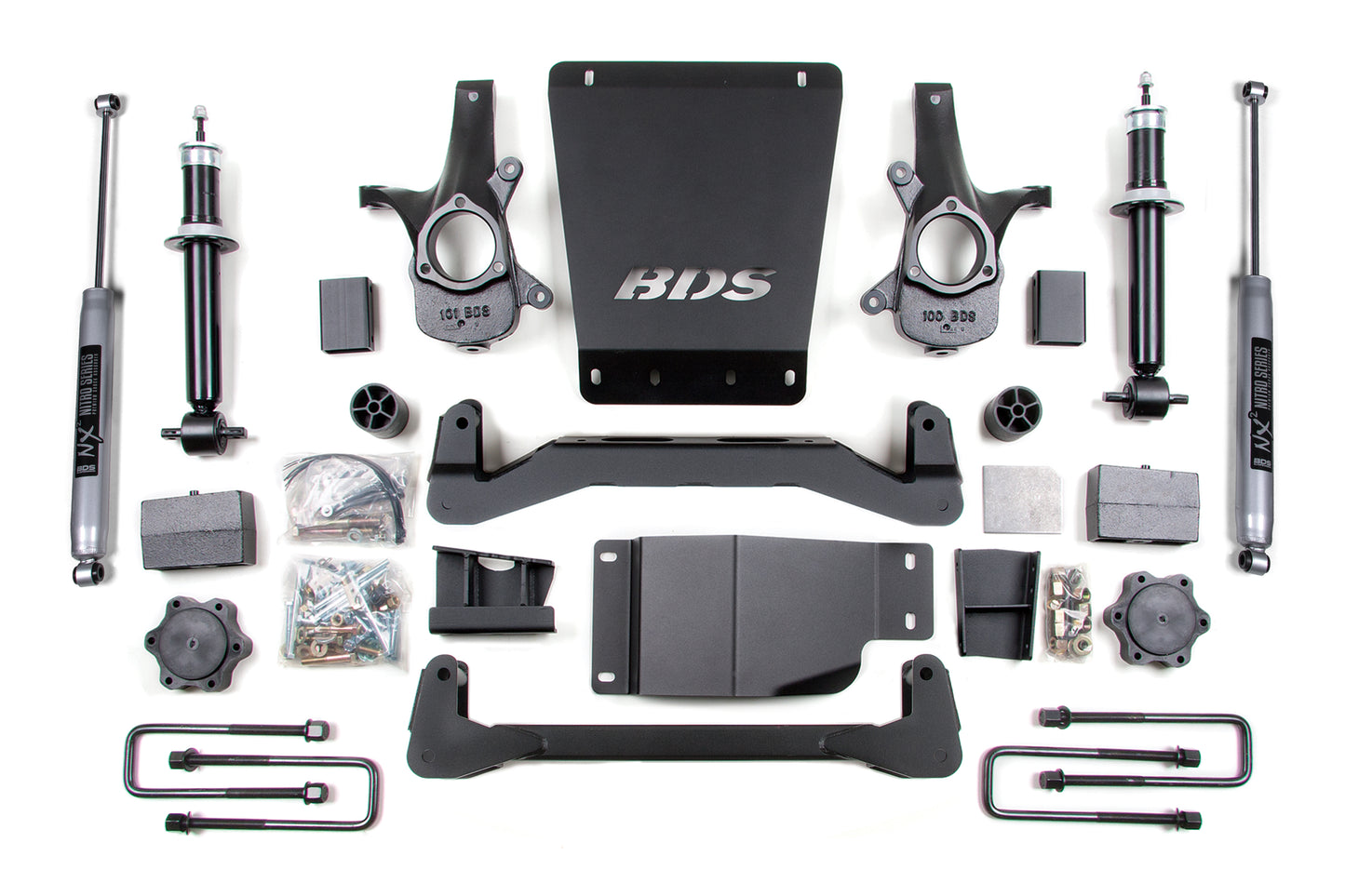 BDS SUSPENSION 6 Inch Lift Kit - Chevy Silverado Or GMC Sierra 1500 (07-13) 4WD BDS176H