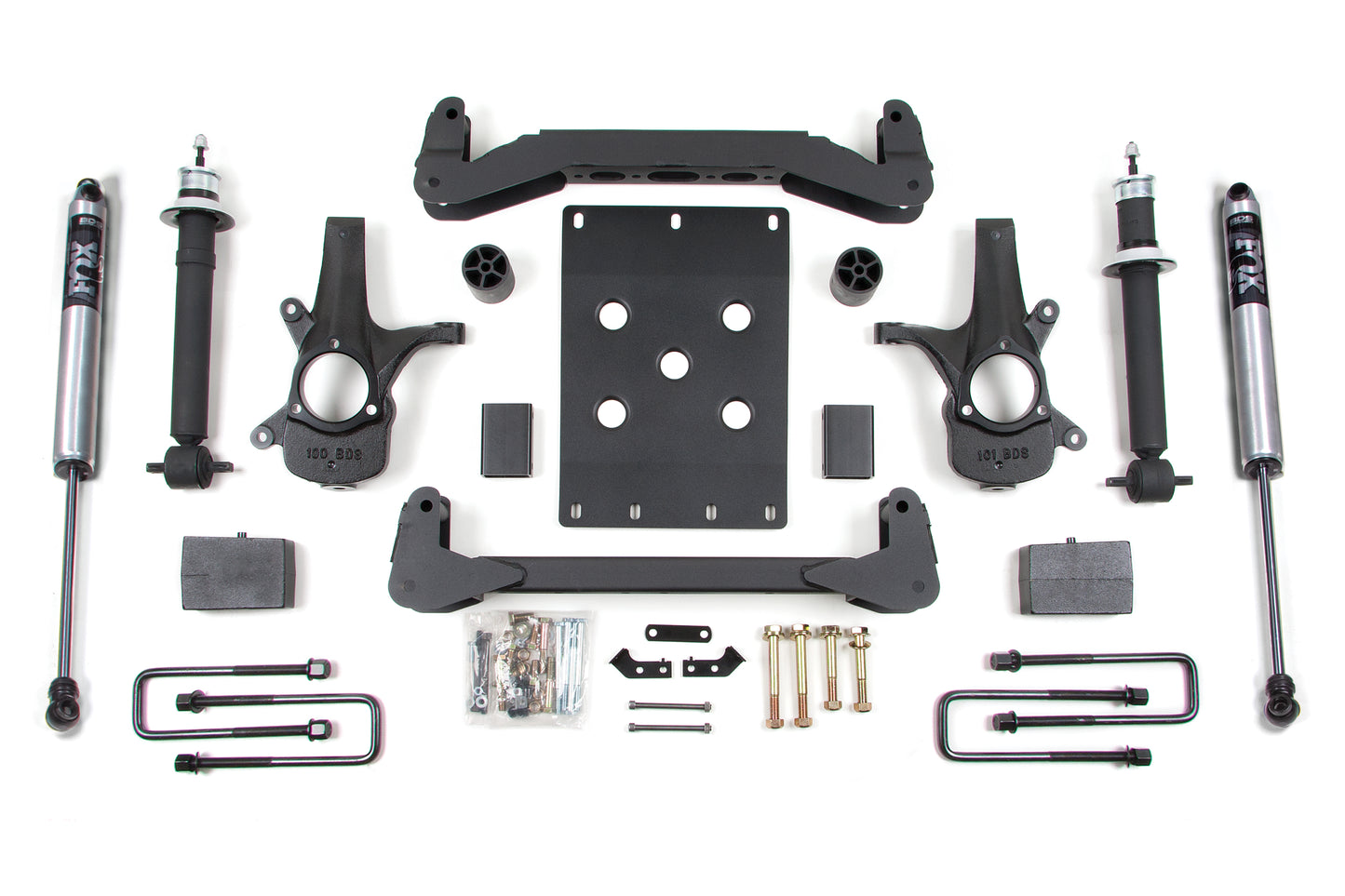 BDS SUSPENSION 4 Inch Lift Kit - Chevy Silverado Or GMC Sierra 1500 (07-13) 2WD BDS186FS