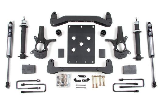BDS SUSPENSION 4 Inch Lift Kit - Chevy Silverado Or GMC Sierra 1500 (07-13) 2WD BDS186FS