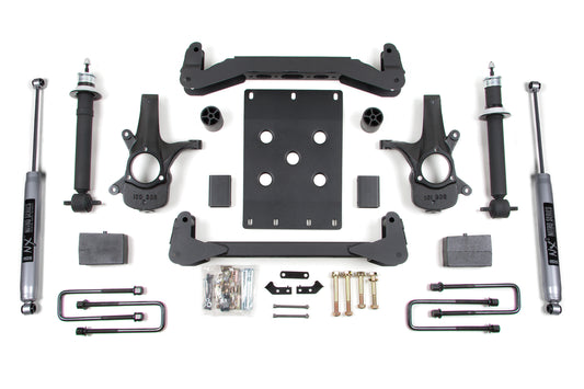 BDS SUSPENSION 4 Inch Lift Kit - Chevy Silverado Or GMC Sierra 1500 (07-13) 2WD BDS186H