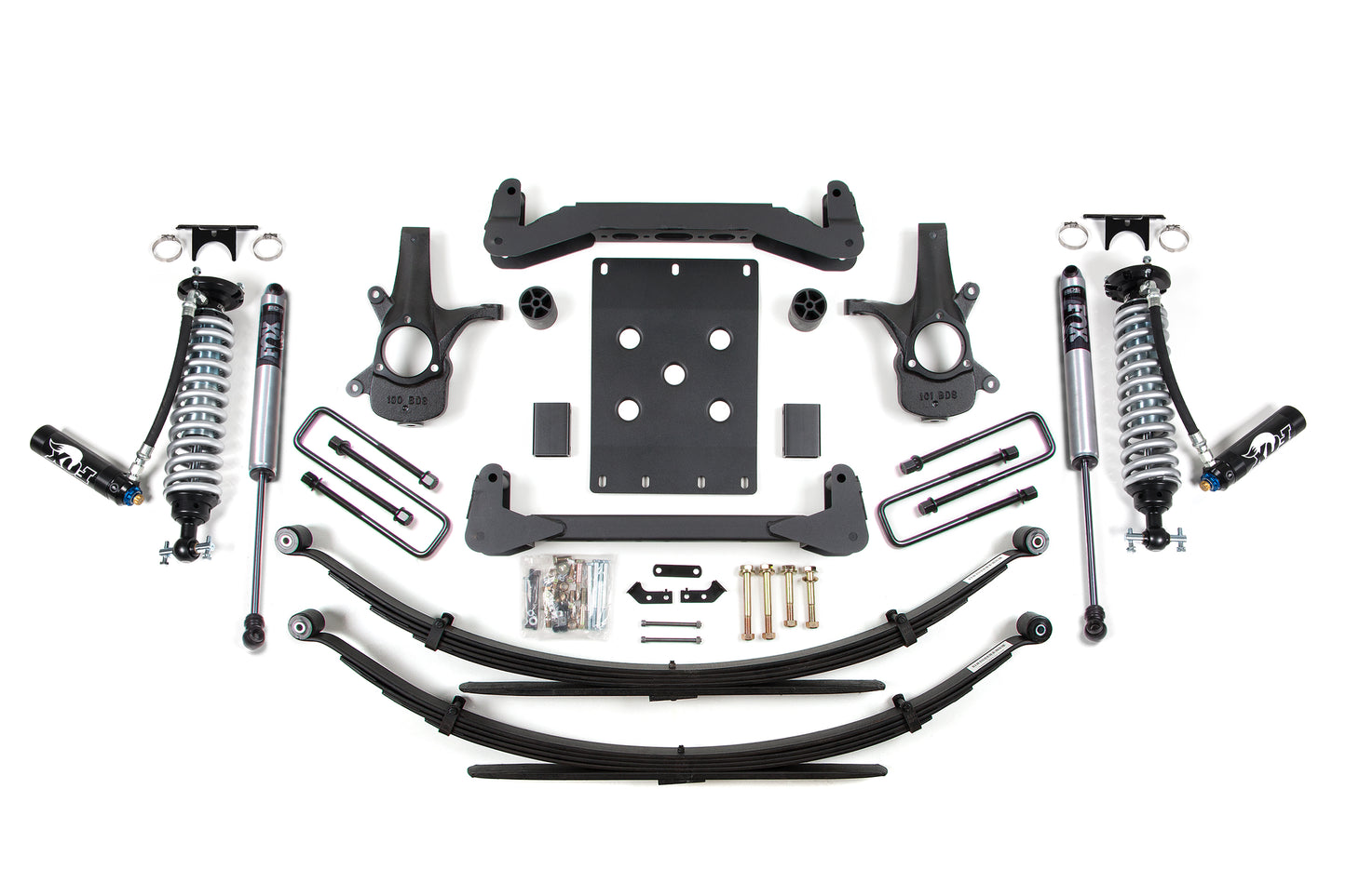 BDS SUSPENSION 4 Inch Lift Kit - FOX 2.5 Coil-Over - Chevy Silverado Or GMC Sierra 1500 (07-13) 2WD BDS187FDSC