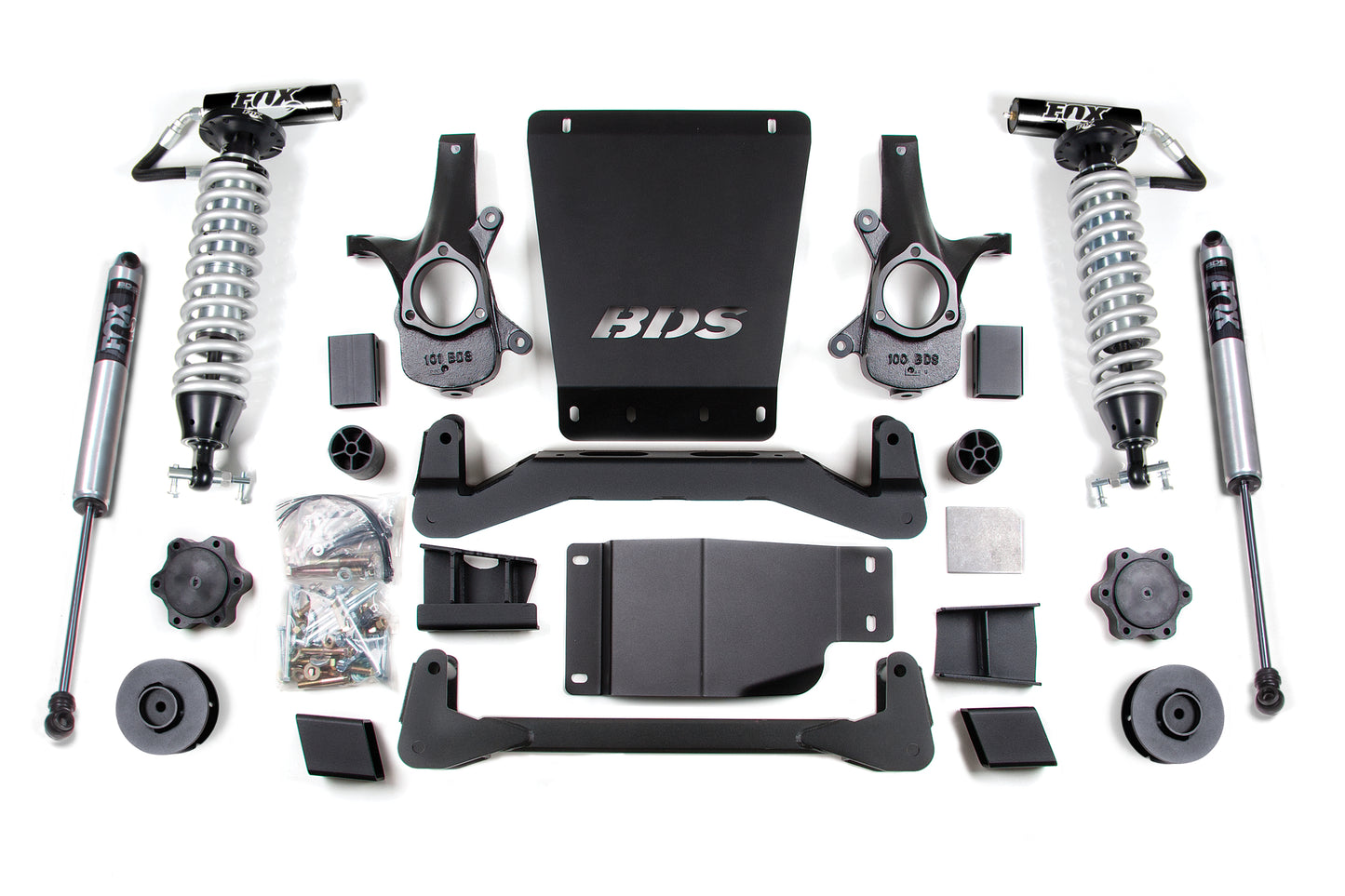 BDS SUSPENSION 4 Inch Lift Kit - FOX 2.5 Coil-Over - Chevy/GMC Avalanche- Surburban- Tahoe- Or Yukon 1500 (07-14) 4WD BDS900F