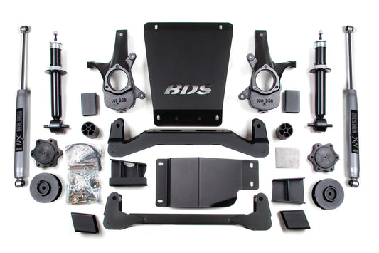 BDS SUSPENSION 4 Inch Lift Kit - Chevy/GMC Avalanche- Surburban- Tahoe- Or Yukon 1500 (07-14) 4WD BDS188H