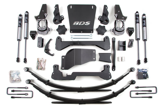 BDS SUSPENSION 7 Inch Lift Kit - Chevy Silverado Or GMC Sierra 2500HD/3500 (01-10) 4WD BDS1822FS