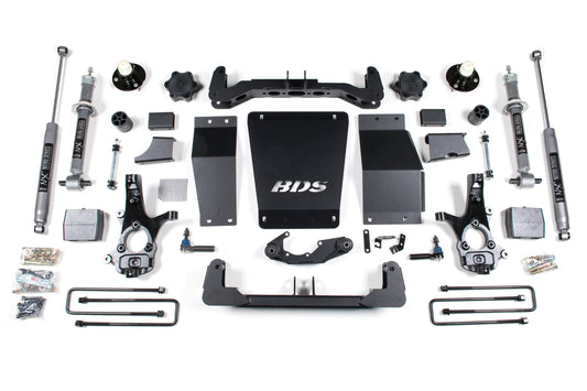 BDS SUSPENSION 6 Inch Lift Kit - Chevy Silverado Or GMC Sierra 1500 (14-18) 4WD BDS710H