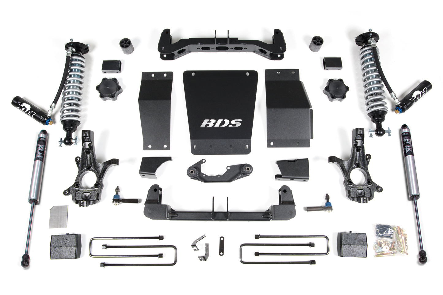 BDS SUSPENSION 4 Inch Lift Kit - FOX 2.5 Coil-Over - Chevy Silverado Or GMC Sierra 1500 (14-18) 4WD BDS712FDSC
