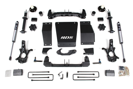 BDS SUSPENSION 4 Inch Lift Kit - Chevy Silverado Or GMC Sierra 1500 (14-18) 4WD BDS712FS