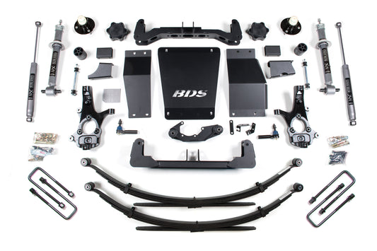 BDS SUSPENSION 6 Inch Lift Kit - Chevy Silverado Or GMC Sierra 1500 (14-18) 4WD BDS718H