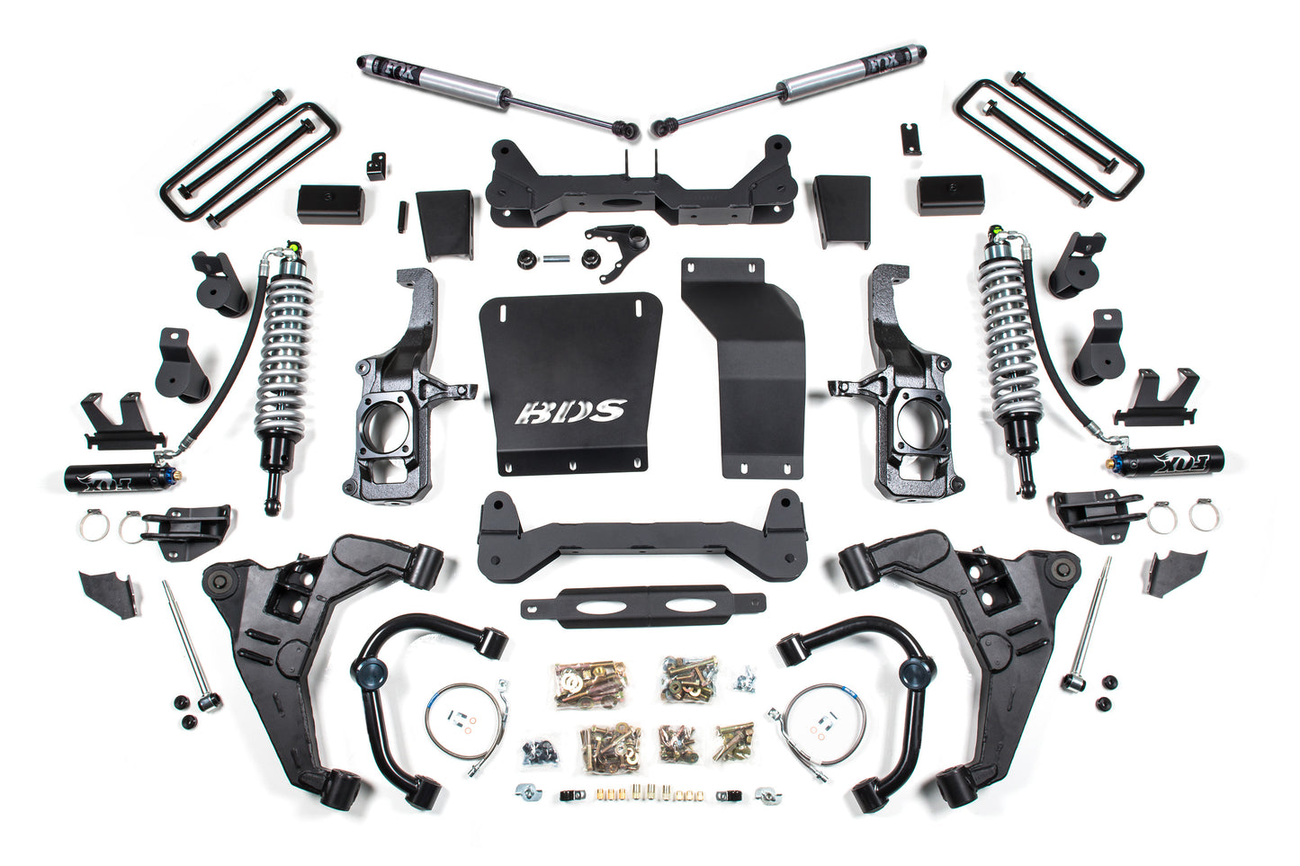 BDS SUSPENSION 6.5 Inch Lift Kit - FOX 2.5 Coil-Over Conversion - Chevy Silverado Or GMC Sierra 2500HD/3500HD (11-19) - Diesel BDS730FDSC